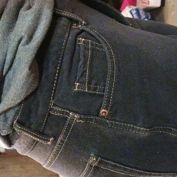 Black Coldwater Creek Natural Fit boot cut jeans Sz 10P - Picture 7 of 15